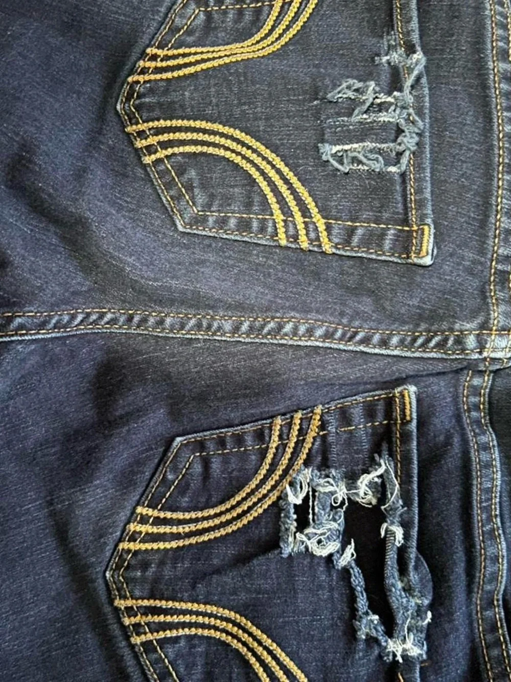Hollister Black Ripped Skinny Jeans